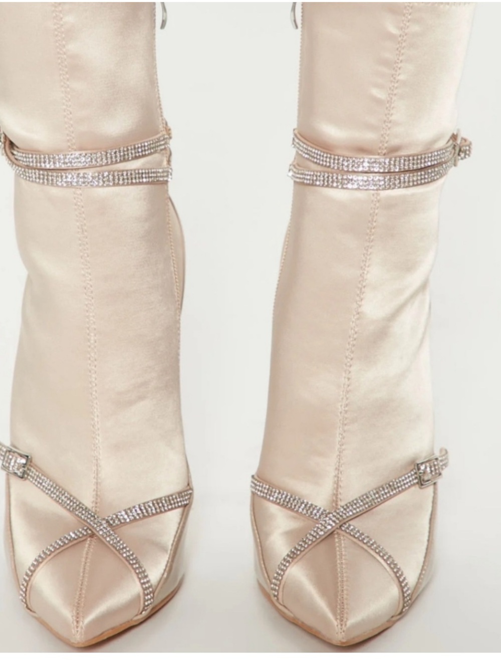 Rhinestone booties - Picture 2 of 3